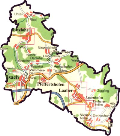 Karte Gemeinde